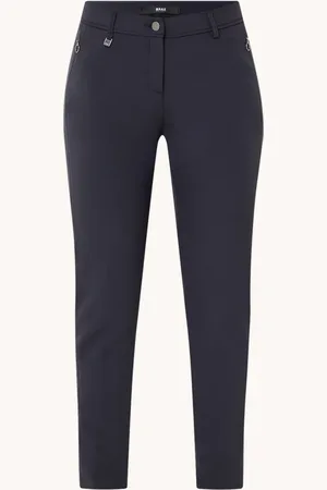 Brax Maron mid waist slim fit chino met stretch