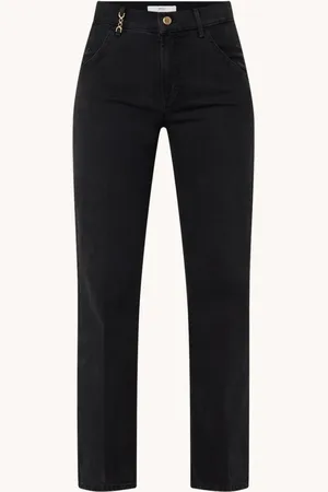 Brax Maine high waist straight leg jeans met stretch