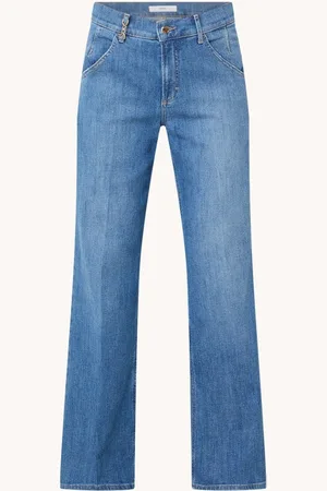 Brax Maine high waist straight leg jeans met stretch