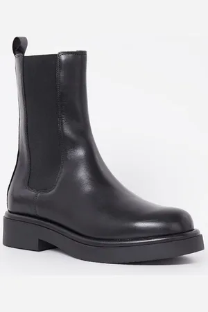 Dune Palmo chelsea boot van leer