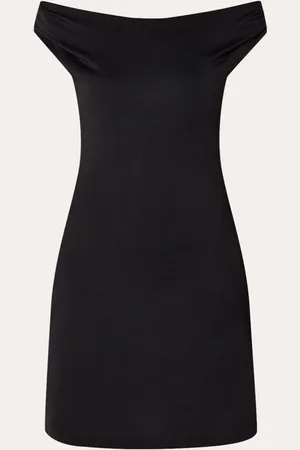 Modstrom Hima off shoulder mini jurk van satijn