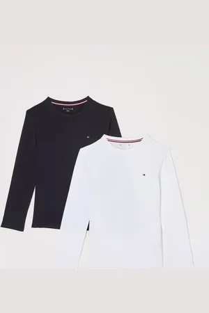 Tommy Hilfiger Longsleeve met logo in 2-pack