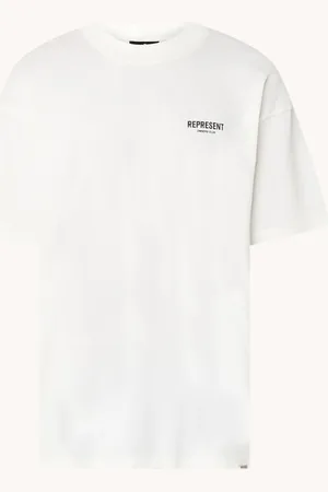 Represent Owners Club T-shirt met logo- en backprint