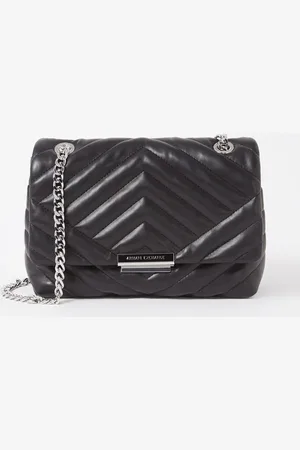 Emporio Armani Schoudertas met quilt patroon en logo