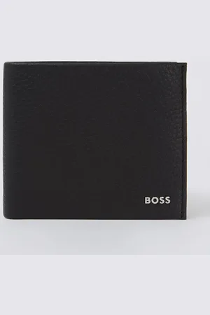 HUGO BOSS New Crosstown portemonnee van leer