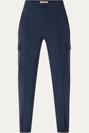 Mos Mosh MMAntina Izzy high waist tapered fit cargobroek met steekzakken