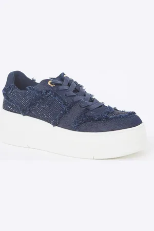 Dune Evangelyn 2 sneaker met plateauzool