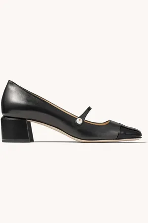 Jimmy Choo Elisa 45 pump van lamsleer