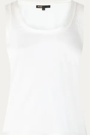 Maje Tanktop in zijdeblend met glanzende finish