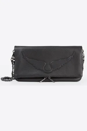 Zadig & Voltaire Rock clutch met afneembare schouderriem