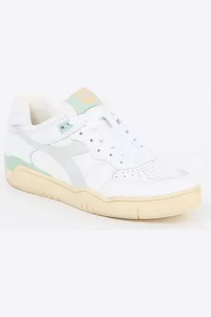 Diadora B.560 Cherie sneaker van leer met logo