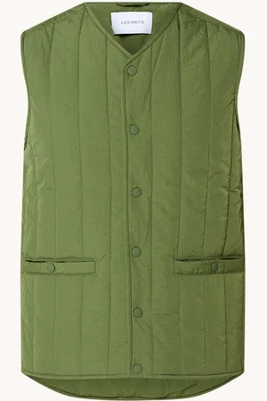 Les Deux Martin gewatteerde bodywarmer met steekzakken