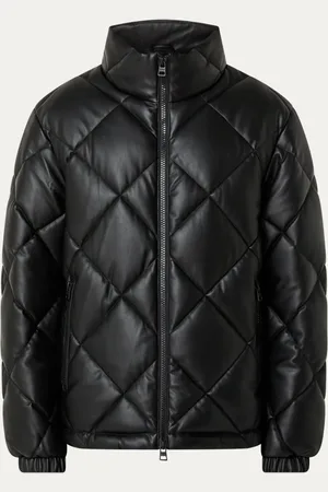 HUGO BOSS Borin gewatteerd jack met quilt patroon en ritszakken