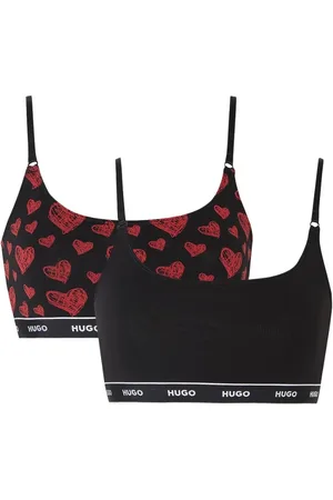 HUGO BOSS Bralette met logoband in 2-pack