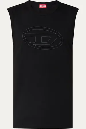 Diesel T-Bisco-Bigoval tanktop met 3D logoprint