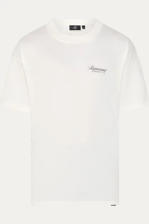 Represent Owners Club T-shirt met logo- en backprint
