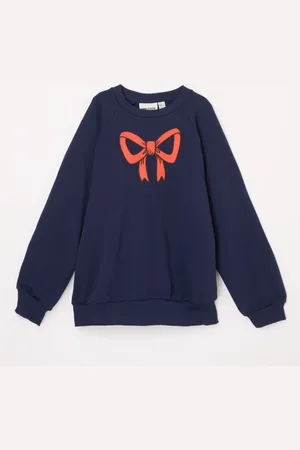 Mini Rodini Bow sweater van biologisch katoen