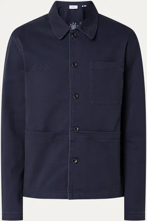 Les Deux Journey overshirt met borstzak en borduring