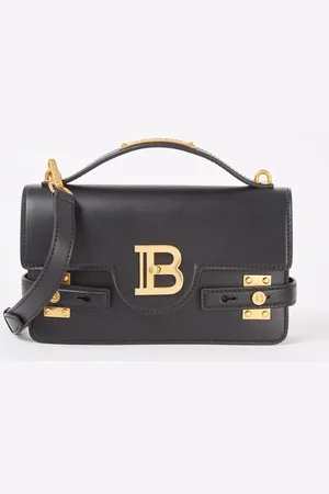 Balmain B-Buzz handtas van kalfsleer met afneembare schouderriem
