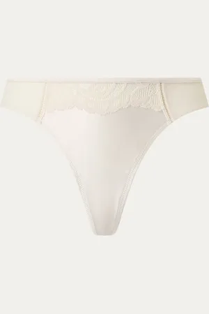 HUGO BOSS Infinite string van satijn met kant