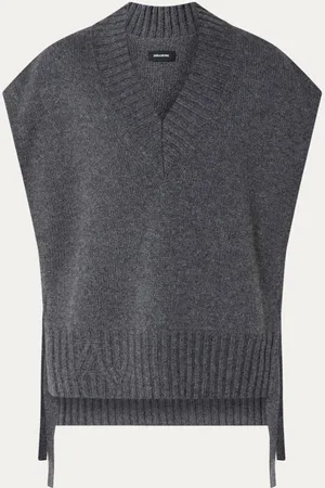 Zadig & Voltaire Maddy grofgebreide spencer van kasjmier