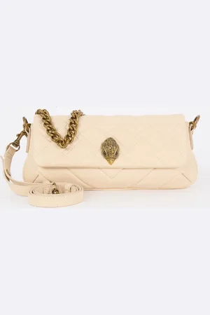 Kurt Geiger Long Kensington schoudertas van leer met afneembare schouderriem