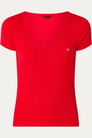 Tommy Hilfiger Fijngebreid T-shirt met logo