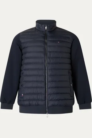 Tommy Hilfiger Sweatvest met gewatteerd voorpand en logoborduring