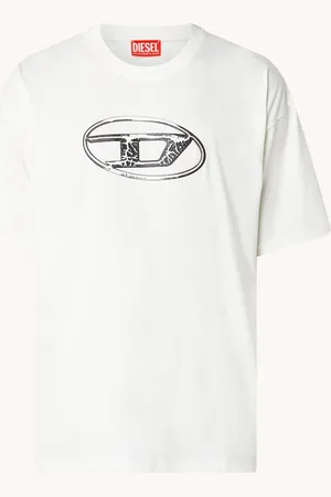 Diesel T-Boxt-Q22 T-shirt met logoprint