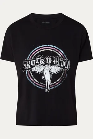 Zadig & Voltaire Tommer T-shirt met print en strass