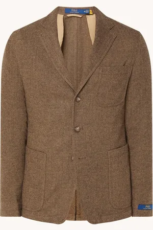 Ralph Lauren Regular fit colbert in wolblend en opgestikte zakken