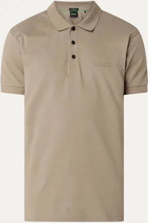 HUGO BOSS Regular fit polo van piqué katoen met logo