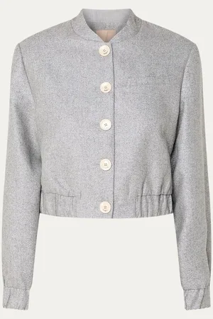 Josh V Fabienne jack in wolblend met lurex
