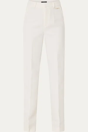 NIKKIE. Hanford high waist straight fit pantalon met logo
