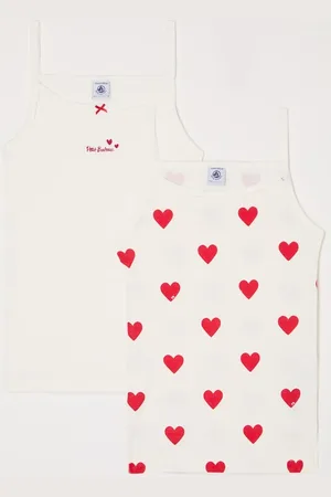 Petit Bateau Singlet met print in 2-pack