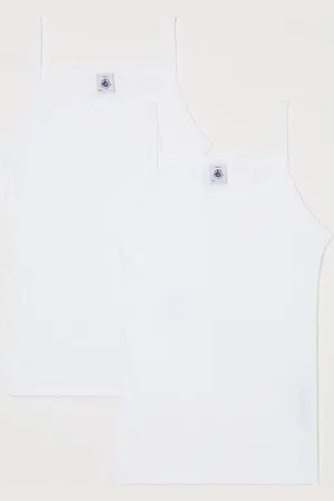 Petit Bateau Singlet van katoen in 2-pack