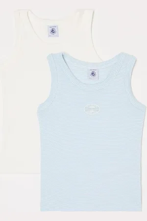 Petit Bateau Singlet van katoen in 2-pack