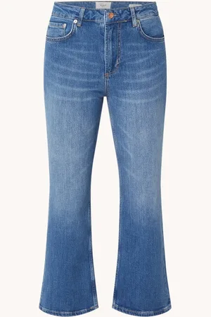 Rails Sunset high waist flared cropped jeans met medium wassing