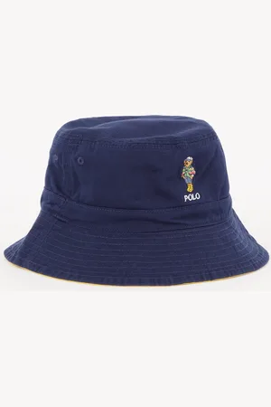 Ralph Lauren Reversible bucket hoed met logoborduring