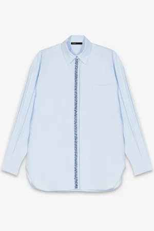 Maje Oversized blouse met strass