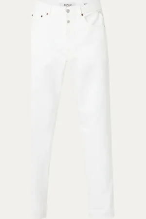 Replay Straight leg jeans met steekzakken
