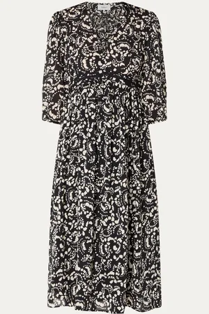 Bash Erry midi jurk van crêpe met bloemenprint
