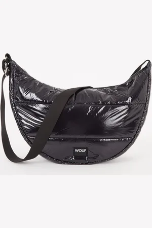 WOUF Glossy Large crossbodytas met quilt patroon en glanzende finish