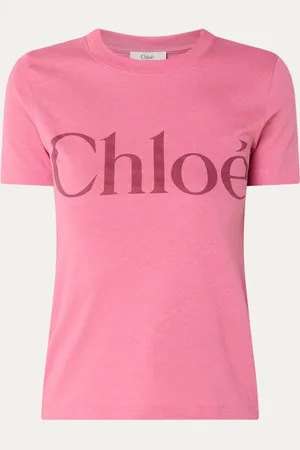 Chloé Chloé T-shirt met logoprint