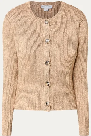 Never Fully Dressed Holly fijngebreid vest met lurex