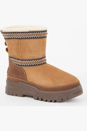 UGG Classic Mini TrailGazer enkellaarsje van suède met voering van schapenwol