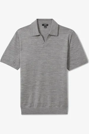 Reiss Duchie regular fit polo van merino wol