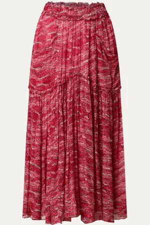 Isabel Marant Veronique midi rok met print