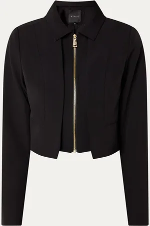 NIKKIE. Henderson cropped jack met kraag