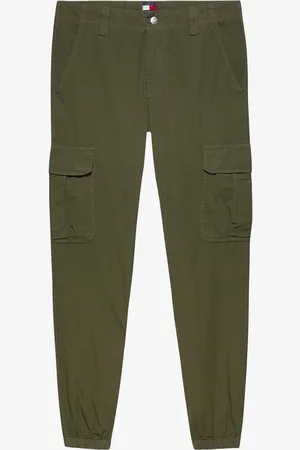 Tommy Hilfiger Ryan tapered fit cargobroek met klepzakken
